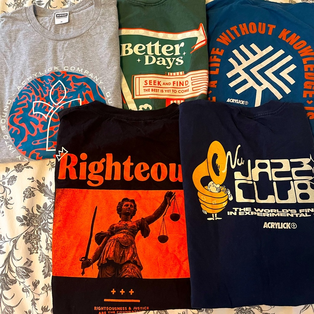 Men Tshirts 5 pack